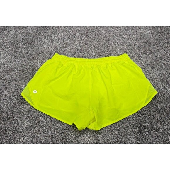 Lululemon Hotty Hot Short II *2.5" Highlight Yellow Sz 8 EUC - Picture 3 of 5